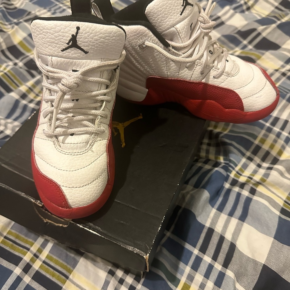Jordan Kids Sneakers - White and Red